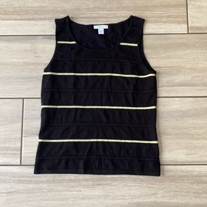 Black and green tank top